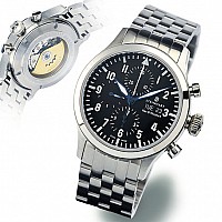 Steinhart Nav B-Chrono 44 mit Stahlband