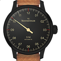 MeisterSinger N° 03 Black Line AM902BL