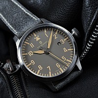 Steinhart Nav B-Uhr 44 date vintage grey