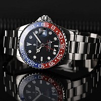 Steinhart GMT-OCEAN One 39 blue-red ceramic