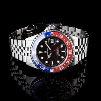 Steinhart Ocean One GMT BLUE-RED. 2 Ceramic