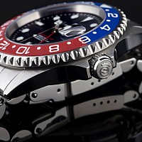 Steinhart Ocean One GMT BLUE-RED. 2 Ceramic