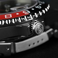 Steinhart GMT-OCEAN One 39 black-red ceramic