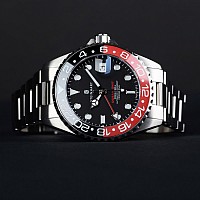 Steinhart GMT-OCEAN One 39 black-red ceramic