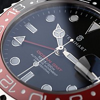 Steinhart GMT-OCEAN One 39 black-red.2 ceramic