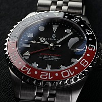 Steinhart GMT-OCEAN One 39 black-red.2 ceramic