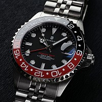 Steinhart GMT-OCEAN One 39 black-red.2 ceramic