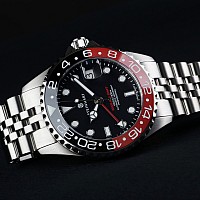 Steinhart GMT-OCEAN One 39 black-red.2 ceramic