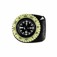 Marathon Clip-On Wrist Compass with Glow in The Dark Bezel