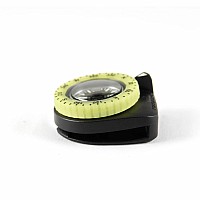 Marathon Clip-On Wrist Compass with Glow in The Dark Bezel