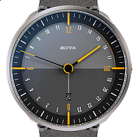 Botta-Design TRES 24 Quartz 45 mm Black/Yellow