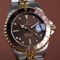 Steinhart Ocean One 39 GMT two-tone CHOCOLATE