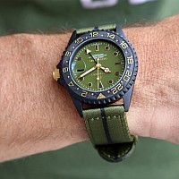 Steinhart Ocean One GMT black MILITARY khaki