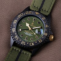 Steinhart Ocean One GMT black MILITARY khaki