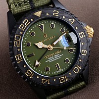 Steinhart Ocean One GMT black MILITARY khaki