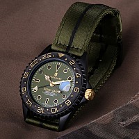 Steinhart Ocean One GMT black MILITARY khaki