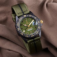 Steinhart Ocean 39 GMT black MILITARY khaki