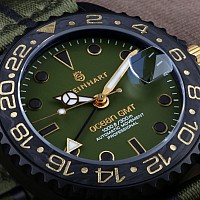 Steinhart Ocean 39 GMT black MILITARY khaki