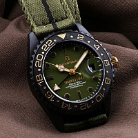 Steinhart Ocean 39 GMT black MILITARY khaki