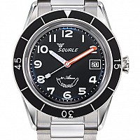 Squale SUB-39 Black Arabic Bracelet