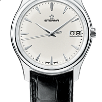 Eterna Vaughan Big Date off-white alligator black