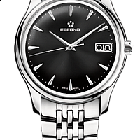 Eterna Vaughan Big Date anthracite steel