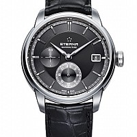 Eterna Adventic GMT black alligator