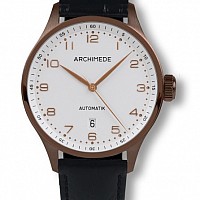 Archimede Klassik 42 Bicolor stříbrná PVD Antik