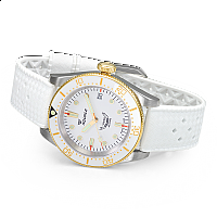 Squale 1545 White Rubber