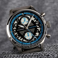 Steinhart Nav B-Chrono 42 Skeleton Blue