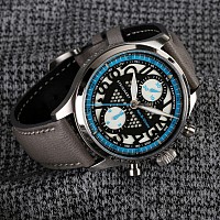 Steinhart Nav B-Chrono 42 Skeleton Blue