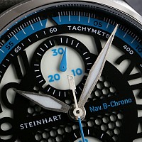 Steinhart Nav B-Chrono 42 Skeleton Blue