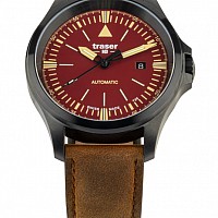 Traser P67 Officer Pro Automatic Red Leather