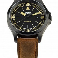 Traser P67 Officer Pro Automatic Black/Yellow Leather