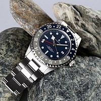 Steinhart Ocean 3 GMT Blue-Grey Ceramic