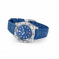 Squale 1545 Blue Steel Rubber