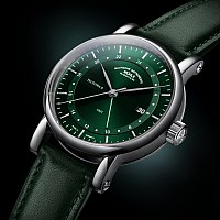 Mühle-Glashütte Teutonia II GMT Forest Green