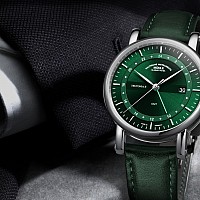 Mühle-Glashütte Teutonia II GMT Forest Green