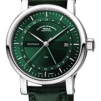 Mühle-Glashütte Teutonia II GMT Forest Green