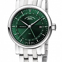 Mühle-Glashütte Teutonia II GMT Forest Green