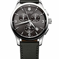 Victorinox Alliance Chronograph grey leather