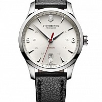 Victorinox Alliance Mechanical matt silver leather