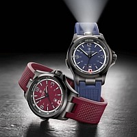 Victorinox Night Vision blue PVD rubber