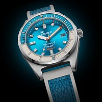 Squale Matic S Light Blue HydroLeather
