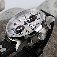 Steinhart Nav.B-Chrono 42 Silver B-Type