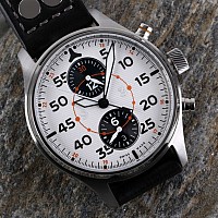 Steinhart Nav.B-Chrono 42 Silver B-Type