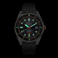 Squale Matic S Two-Tone Mosaic Rubber