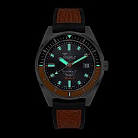 Squale Matic S Orange HydroLeather