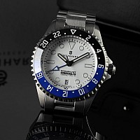 Steinhart Ocean GMT 42 white dial ceramic