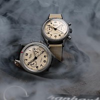 Hanhart 417 TI Desert Pilot Limited Edition 42 mm